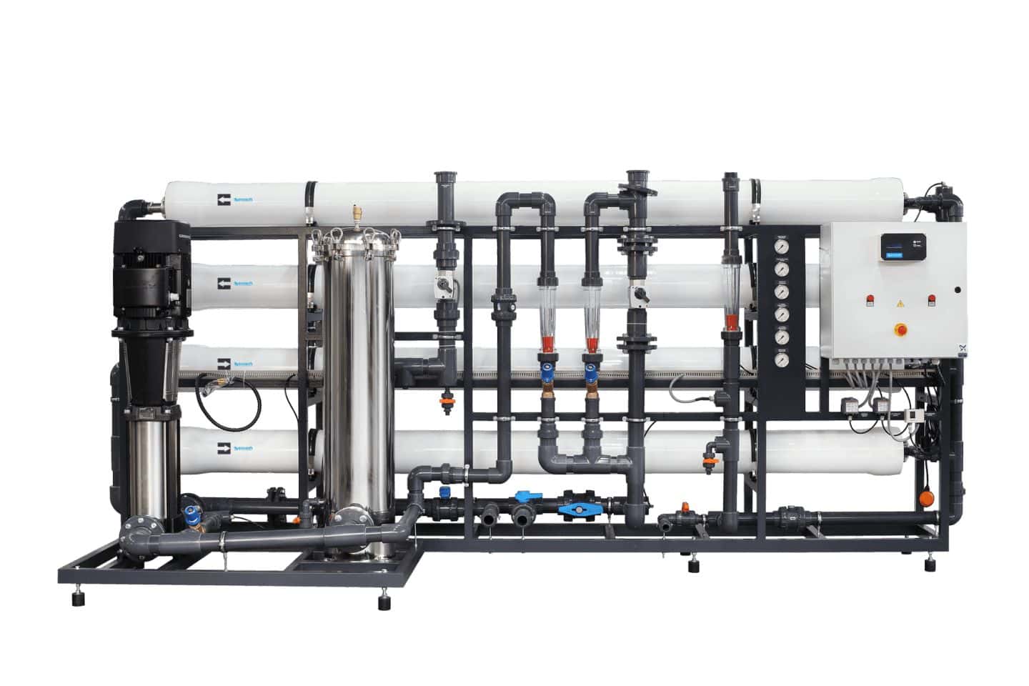 High-capacity industrial water filtration system with advanced reverse osmosis technology for pure, clean water purification. Perfect for commercial and industrial water treatment needs.