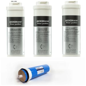 Aicksn HP 600GPD filtrų rinkinys+membrana 600GPD