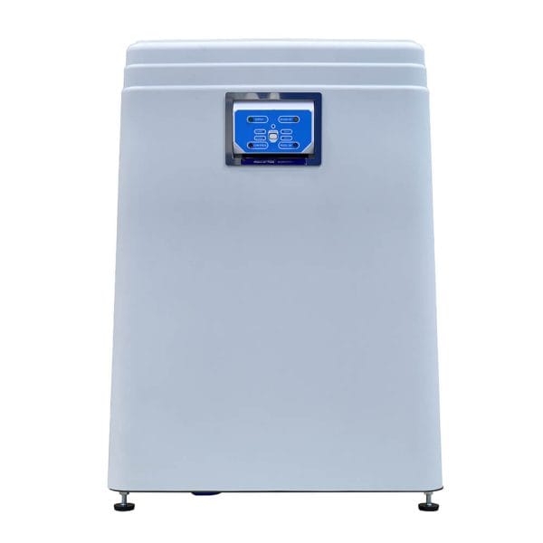 High-capacity industrial water filter machine with digital control panel for efficient water purification. Suitable for commercial and industrial filtering needs.