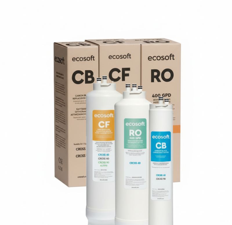 Ecosoft filtrų komplektas su membrana skirtas CROSS 60 filtrams - pilt 2
