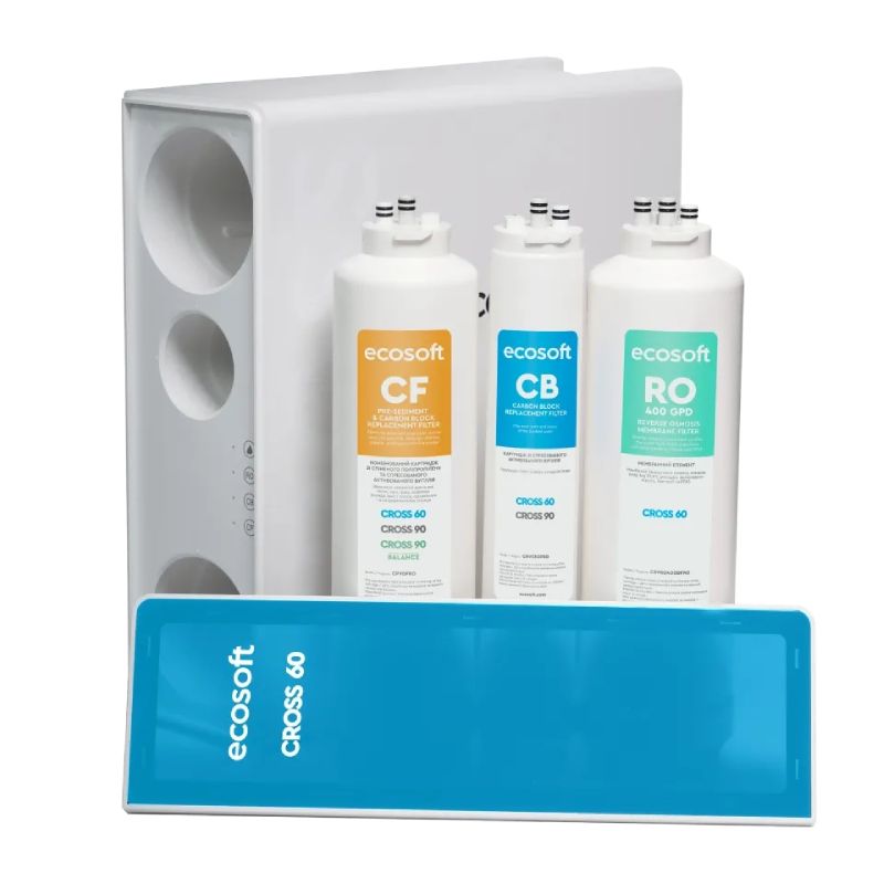 Ecosoft filtrų komplektas su membrana skirtas CROSS 60 filtrams - pilt 3