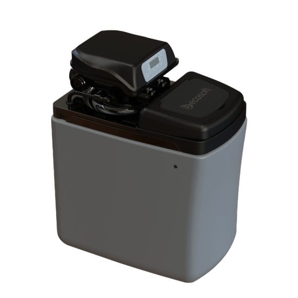 High-efficiency water softener with intelligent control system, compact design, and durable materials for residential and commercial use.