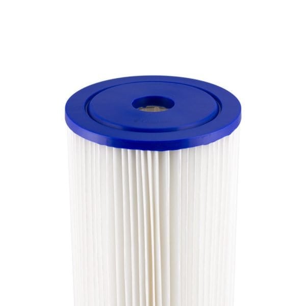 Cartridge filter for pool and spa filtration systems, designed for efficient water purification and easy maintenance.