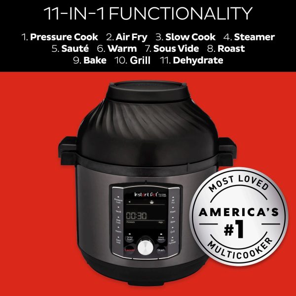 Instant Pot® Pro CRISP™ 8 - Daugiafunkcinis puodas (7,6L) 11-in-1 - Image 8