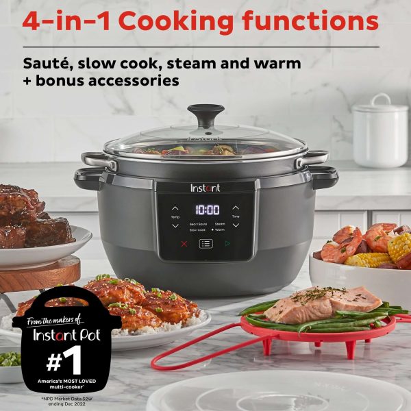 Instant Pot® Superior Cooker - lėta viryklė + daugiafunkcinė viryklė (su papildomais priedais) (7,1L) 4-in-1 - Image 3