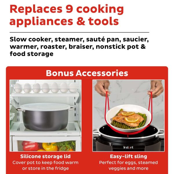 Instant Pot® Superior Cooker - lėta viryklė + daugiafunkcinė viryklė (su papildomais priedais) (7,1L) 4-in-1 - Image 4