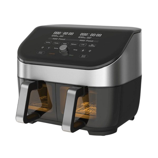 Instant Vortex® Plus Dual Black oro gruzdintuvė su ClearCook (7,6L) 8-in-1 - Image 2