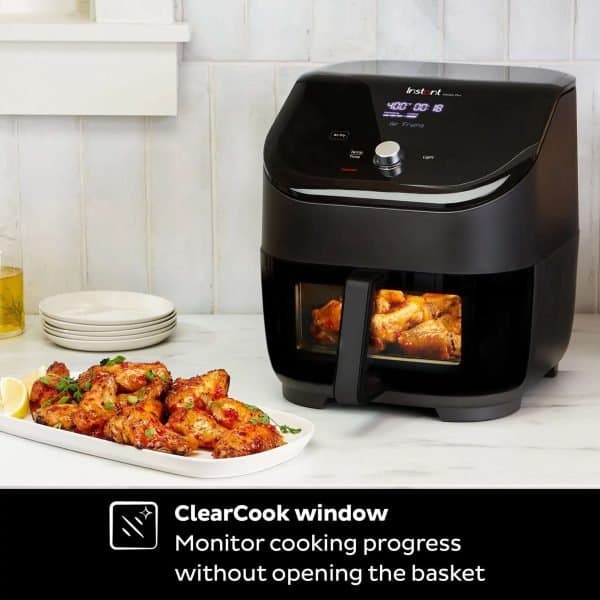 Instant Vortex® Plus nerūdijančio plieno oro gruzdintuvė su ClearCook (5,7L) 6-in-1 - Image 3