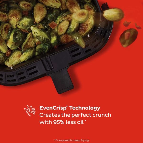 Instant Vortex® Plus nerūdijančio plieno oro gruzdintuvė su ClearCook (5,7L) 6-in-1 - Image 6