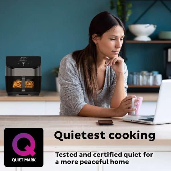 Instant Vortex® Plus nerūdijančio plieno oro gruzdintuvė su ClearCook (5,7L) 6-in-1 - Image 8