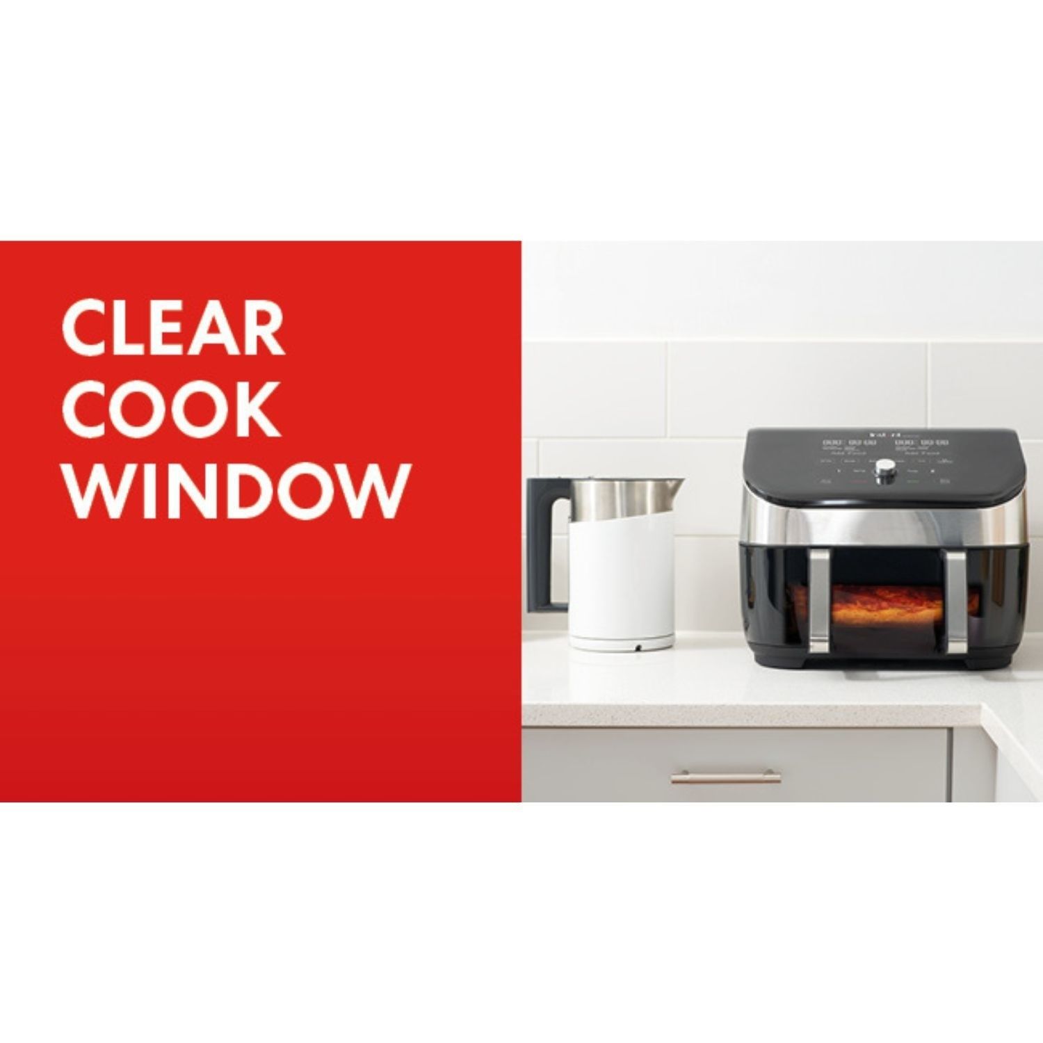 Instant Vortex Plus VersaZone 8.5L oro gruzdintuvė su ClearCook – nerūdijantis plienas - Image 8