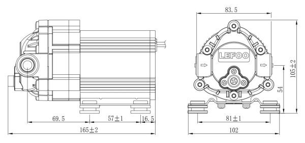 High-quality industrial filter element technical drawing with precise dimensions and measurements for filter placement and installation.