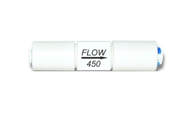 High-flow water filter cartridge with 450 liters per hour capacity, designed for effective filtration and clean water. Ideal for home or commercial water purification systems.